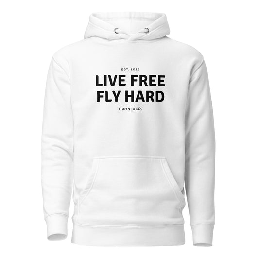 Live Free Fly Hard Hoodie