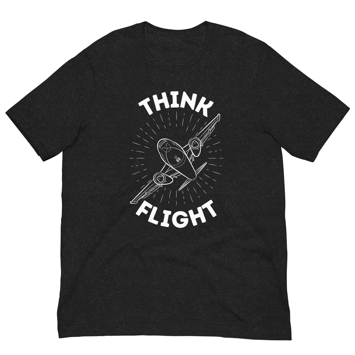 Think Flight Airplane Burst t-shirt