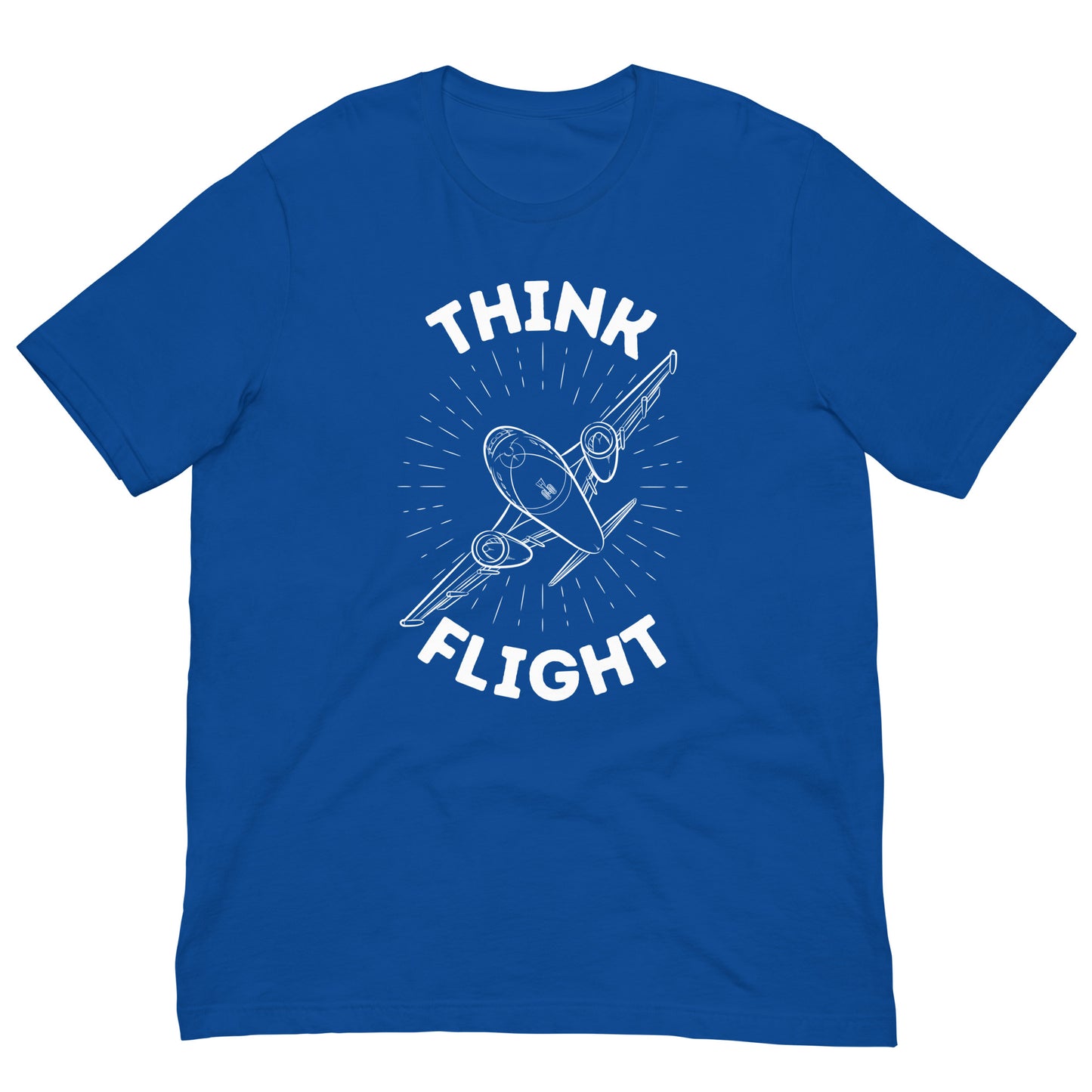 Think Flight Airplane Burst t-shirt