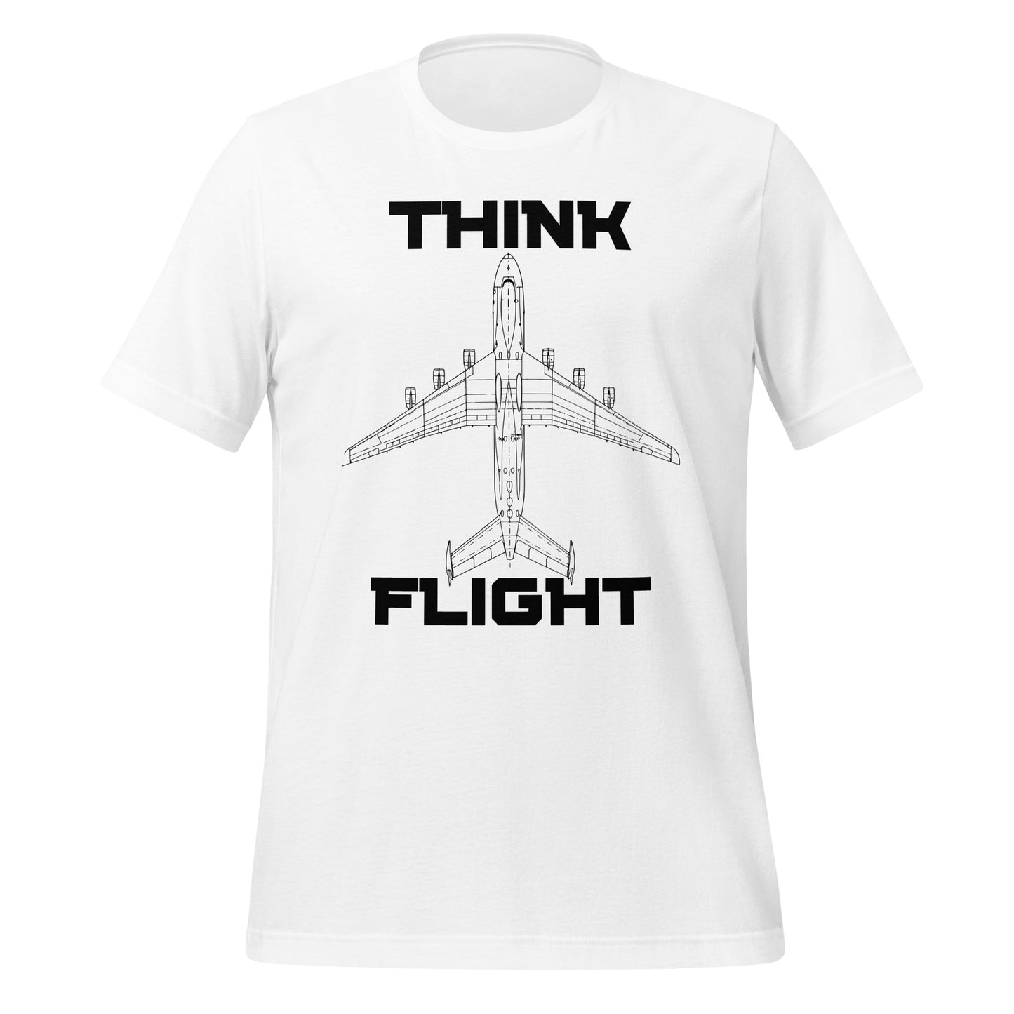 Think Flight Airplane Schematic Unisex t-shirt